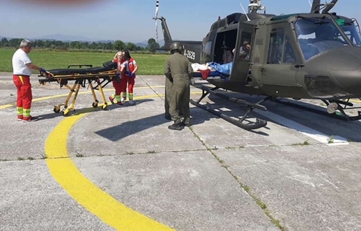 Helikopterski tim OS BiH hitno reagovao i spasio učesnicu Marša mira: Helez nagradio članove posade