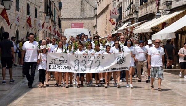 Dubrovnik: Mimohod sjećanja na srebrenički genocid