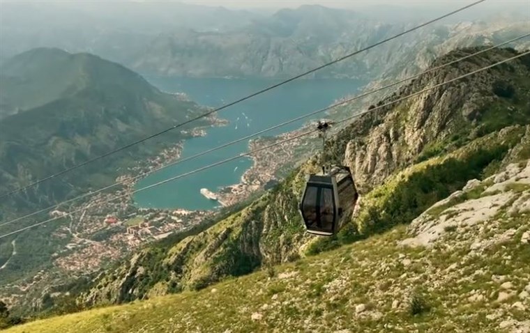 U ponedjeljak prva vožnja žičarom Kotor – Lovćen