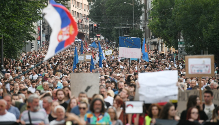 U Beogradu održan 16. protest protiv nasilja