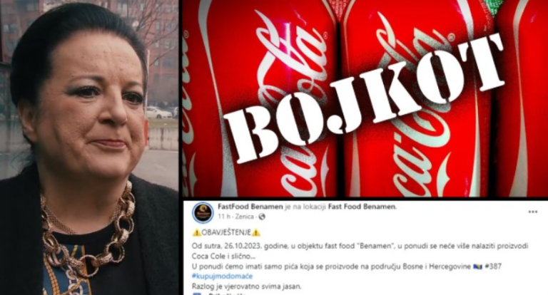 Cenić o bojkotu Coca-Colinih proizvoda u BiH zbog rata u Gazi: Šta Cola ima sa tim, mogla je biti sa Marsa. Ovakve akcije nemaju smisla!