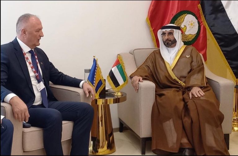 Ministar Zukan Helez: Očekujemo saradnju u oblasti vojne industrije i brzo otvaranje Ambasade UAE u BiH