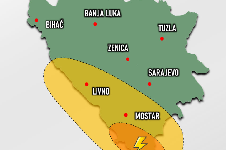 Objavili su kakvo nas vrijeme očekuje za vikend i neće biti baš ugodno